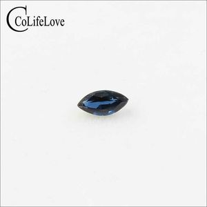 Goede ambachtelijke marquise briljante snede Naturall Saffier Losse steen 2.5m * 5mm Sapphire Losse edelsteen voor Ring H1015