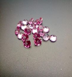 Good Cut Highend 100 Garantie Stone semi-précieuse 45 mm Brilliant Round Rose Topaz Loose Gemstone pour bijoux faisant 10pcslot4119568