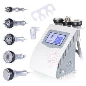 Bon effet 40k Ultrasonic Cavitation Vacuum RF Sixpolar Bipolar Equipment Laser Slim Salon home Use Machine with trolley