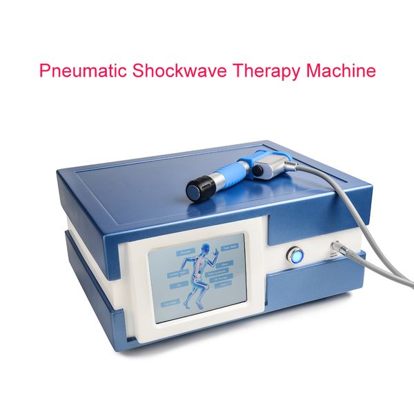 Buen efecto !!! Más potente tratamiento del dolor Electri Shockwave Therapy Equipment Bullet Barrel Shock Wave Machine CE