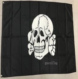 Bon drapeau totenkopf Fahne drapeaux 3x5ft 100 Polyestercanvas Head avec métal grommét à l'intérieur ou à l'extérieur9102418