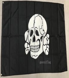 Good Flag Totenkopf Fahne Flags 3X5FT 100 Cabeza de lona de poliéster con ojal de metal para uso en interiores o exteriores5299100