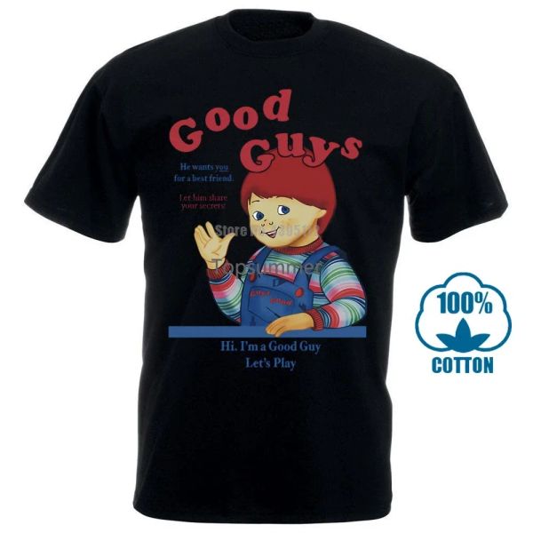 Good Guys T-shirt Chucky Childsplay Horror Cult 80 s Film Film anniversaire