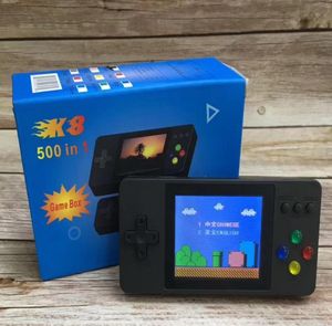 Good K8 Portable Doubles Handheld TV Video Game Console Mini Portable Handheld Game Box 500 en 1 Arcade Play Handheld Game Player9590409