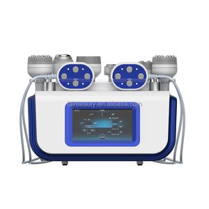 Beau masseur amincissant bleu liposuccion 4 coussinets laser 40K80K Machine mince Cavitation vide RF Anti-âge corps Sculture brûle graisse appareil de beauté usage domestique