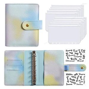 Bon matériel A7 PU cuir Budget classeur cahier enveloppes de caisse système ensemble poches argent économie facture organisateur