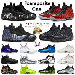 Foamposite One Women Mens Basketball Shoes Penny Hardaway Sneakers Anthracite Black Metallic Red Royal Abalone Dream A World Alternate Galaxy Trainer Maat 40-47