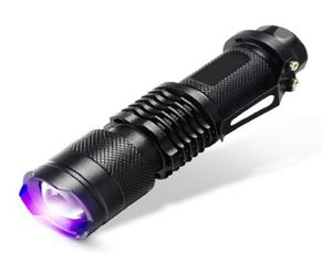 bon prix uv lampe de poche mini torche LED 395 nm Longueur de lampe noire Light Violet UV 9 LED FLASS LETH TORCIA LINTERNA ALUMINUM lampe6155567