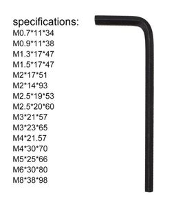 Bonne qualité 07mm8 mm taille métrique hexagonale clés chroma outils de vanadium universel hexaèdre hex clés allen key hexagon 28036468