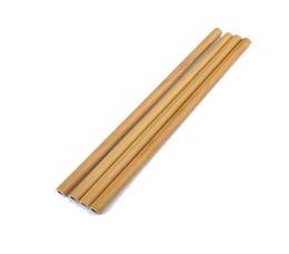 Goede Kwaliteit 20 cm Herbruikbare Gele Kleur Bamboe Rietjes Milieuvriendelijke Handgemaakte Natuurlijke Rietje5453848