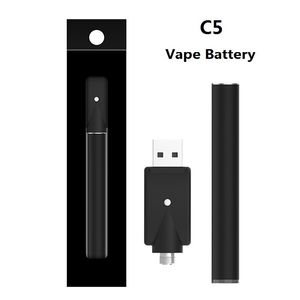 Buena calidad 510 hilo 345 mAh imini c5 aceite de aceite vape baterías al por mayor vape carto de lápiz vaporizador grueso vaporizador desechable ECIG Batería Toque sin botón