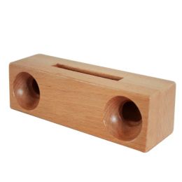 Goede kwaliteit bamboe luidspreker houten mobiele telefoon houder voor iPhone-hoes luidspreker op voorraad ZZ