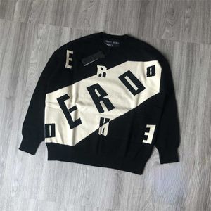 Bonne Qualité ERD Mode Chandail Hommes Hip Hop Femmes Chandails Vêtements Manches À Tricoter Sweats T230806