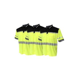 Bonne qualité haute visibilité Polo chemise de sécurité vêtements de travail t-shirts de sécurité de construction