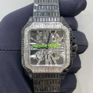 Regarder Moisanite Iced Out de bonne qualité Watch Incolore Diamond Watch for Men Best Quality Wholesale Prix