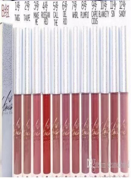 Buena calidad de venta más baja Las nuevas vacaciones de edición limitada Riah Carey Liquid Lipstick Lipgloss GI1191865