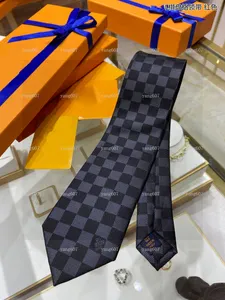 Luxury banden van goede kwaliteit Mens Designer Ntratie Handgemaakte gebreide zijde Tie Business Cravat Neck Ties Brand Box Gift High End cadeau geven 24-9