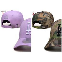 Boa Qualidade Mens Cap Hat Designer S La Baseball Hats Trucker para Homens Mulheres Rodada Carta Ativa Ajustável Peaked H15-5.25-14