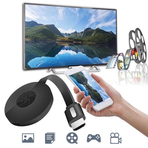 Buena calidad Mirascreen 1080P G2-4 Miracast Receptor de pantalla WiFi digital Google Chromecast TV Stick Cast Cualquier cosa que desee