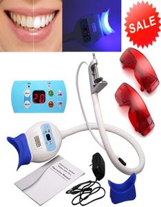 Système d'accélérateur de blanchiment de la lampe LED de bonne qualité de bonne qualité Utilisation de la chaise de dents dentaire Machine blanche Lumière 2 Goggles9045685