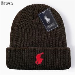 Bonne qualité Nouveau Designer Polo Beanie Unisexe Automne Hiver Bonnets Tricoté Chapeau pour Hommes et Femmes Chapeaux Classique Sport Crâne Casquettes Dames Casual z15