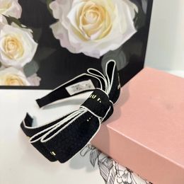 Goede kwaliteit Nieuwste luxe mm-merkontwerpers Haarband voor dames Hoofdband met labellogo Valentijnsdagcadeau