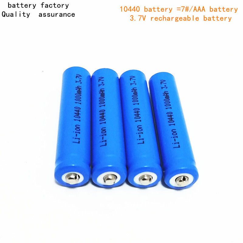 10440 1000mAh 3.7V trådlöst musbatteri laddningsbart litiumbatteri