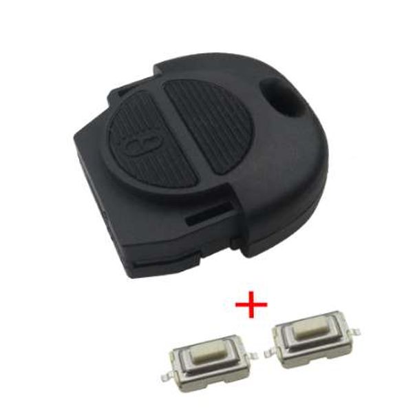 Buena calidad Carcasa para mando a distancia para Nissan Micra Almera Primera x-trail, funda para llave de coche con