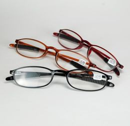 Lunettes de lecture à monture mince pour presbytes, bonne qualité, matière plastique élastique et jambes antidérapantes, pour personnes âgées, 6218699