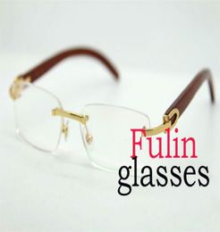 Goede kwaliteit Solid Vitange Design Vouw Letglas met de kas T8100903 Decor houten bril Rijglazen Maat 546955135