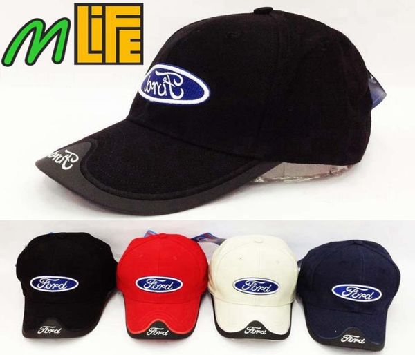 Bonne qualité Ford Car Profession Baseball Cap F1 Racing Cup Leisure Ford Hat Logo Hat Couleurs Headgear8498327