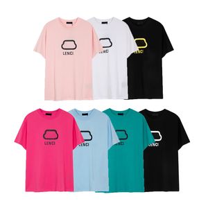 Buena calidad camiseta caliente verano hombres mujeres diseñadores sueltos ropa de gran tamaño moda tops mans casual pecho carta camisa calle pantalones cortos manga ropa euro tamaño s m