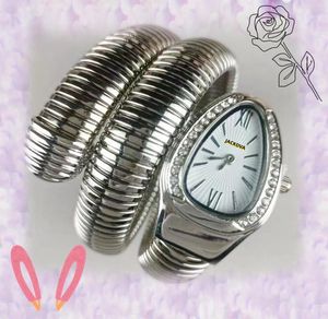 Bonne qualité femmes diamants anneau montres mode style robe montre dame abeille serpent japon quartz mouvement bracelet en acier inoxydable 2 pointeur décontracté montre-bracelet cadeaux