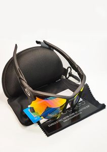 Goede volledig gepolariseerde fietszonnebril Outdoor-fietsbril voor fietsen Biike Sport Rijbril UV400-lens met hoesje7381840