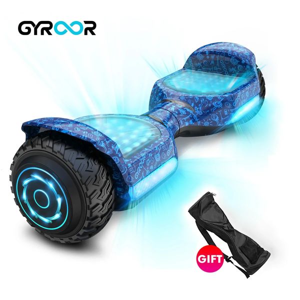 Bonnes ventes 16 km / h chinois Rechargeable Batterie Scooter Scooter Hoverboard Factory Direct Gyroor 240422