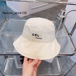 goede dames zomer ademend ontwerper emmer hoed vakantie reizen ademend zonnebrandcrème ijs zijde materiaal brief afdrukken brede rand hoeden