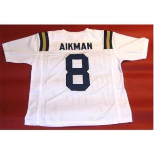 Goodjob Mannen Jeugd vrouwen Vintage #8 TROY AIKMAN CUSTOM UCLA BRUINS College Football Jersey maat s-5XL of aangepaste naam of nummer jersey