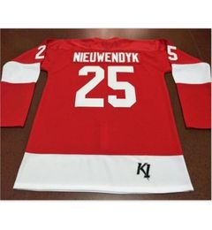 goodjob Mannen Jeugd vrouwen Vintage Cornell Big Red 25 Joe Nieuwendyk Hockey Jersey Maat S5XL of aangepaste naam of nummer5632567