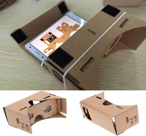 Google Cardboard 3D Lunettes Diy Phone Mobile Virtual Reality 3D Lunettes Unofficial Cardboard Google Cardboard VR Toolkit 3D Glasse2203567