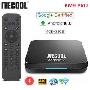 Mecool KM9 Pro ATV Android 10 TV Box Amlogic S905X2 4GB DDR4 32GB 2.4G / 5G WiFi BT Google gecertificeerde set-top-box