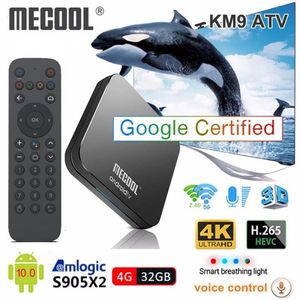 Mecool KM9 Pro ATV Android 10.0 Smart TV Box Amlogic S905X2 2GB DDR4 16GB 2.4G/5G WiFi Bluetooth TVbox Android10