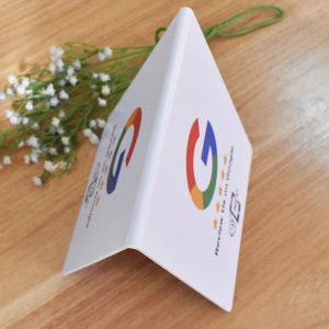 Google Review NFC Stand Display Table Afficher le café NFC Card Stand Stand Google Review Table Tent