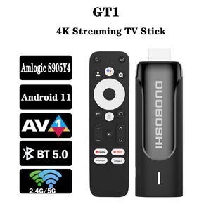 Google TV Stick 4K Netflix certifié GT1 S905Y4 Android 11 GTV 5G WIFI Streaming TV Box Dongle prise en charge Chromecast Dolby HD 2.1