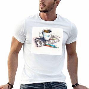 googleistic Energy T-Shirt chemises t-shirts graphiques poids lourds hommes t-shirts unis L6NW #