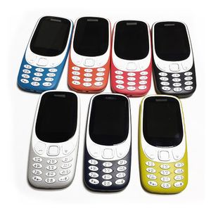 Originele gerenoveerde mobiele telefoons Nokia 3310 3G WCDMA 2G GSM 2,4 inch 2MP Camera Dual Sim ontgrendeld mobiele telefooncadeau voor Old Man Student