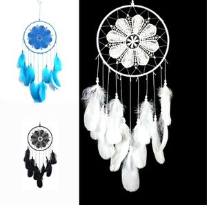 GOOSE FEATHER LACE ARTS AND CARALS Catcher de rêve pour la maison Feuathing Peroues Pendant 11 5LZ B35732608