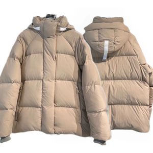 Goose Hommes Doudoune Designer Pastel Doudounes Couleur Unie À Capuche Épaissie Parka Avec Capuche D'isolation Thermique Amovible Réglage Bidirectionnel