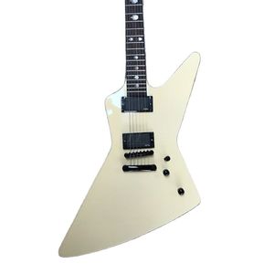 Goose Shape Electric Guitar Cream Color Mooie Fanger Inleg gemaakt in China