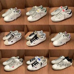 Goosess 2024 Star Super Shoes Designer Femmes Brand Men New Release Italie Sneakers Sequin Classic White Do Old Dirty Casual Shoe Lace Up Woma