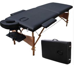 Goplus 84quotL Mesa de masaje portátil Cama de SPA facial Tatuaje con estuche de transporte Negro7106084